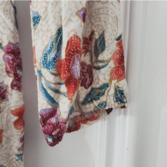 Hollister Vintage style Boho Keyhole Cross Over Surplice Romper - Picture 13 of 16